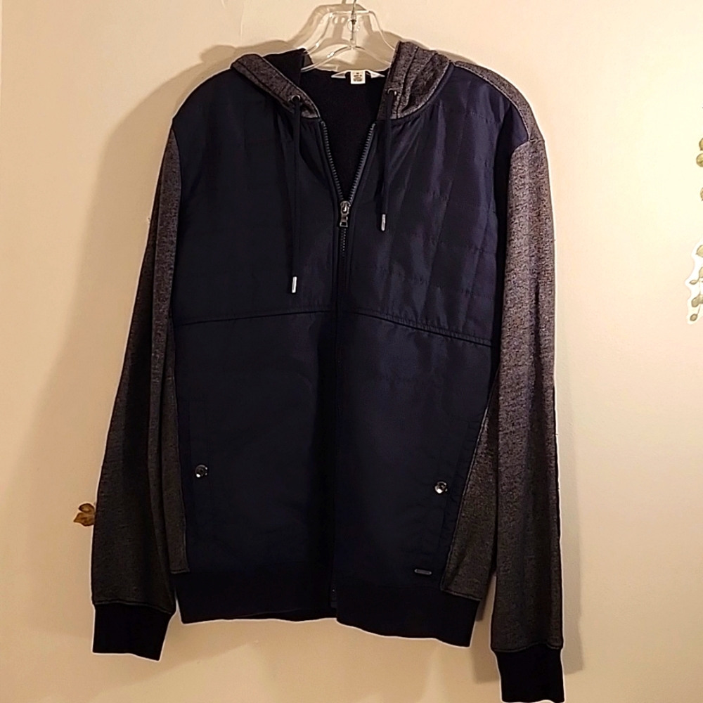 Calvin Klein men's hooded jacket sz med